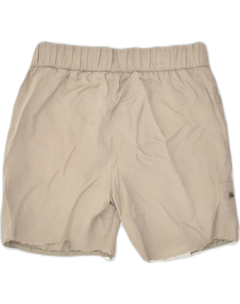 BANANA REPUBLIC Womens Cargo Shorts UK 2 2XS W26 Grey Lyocell | Vintage Banana Republic | Thrift | Second-Hand Banana Republic | Used Clothing | Messina Hembry 