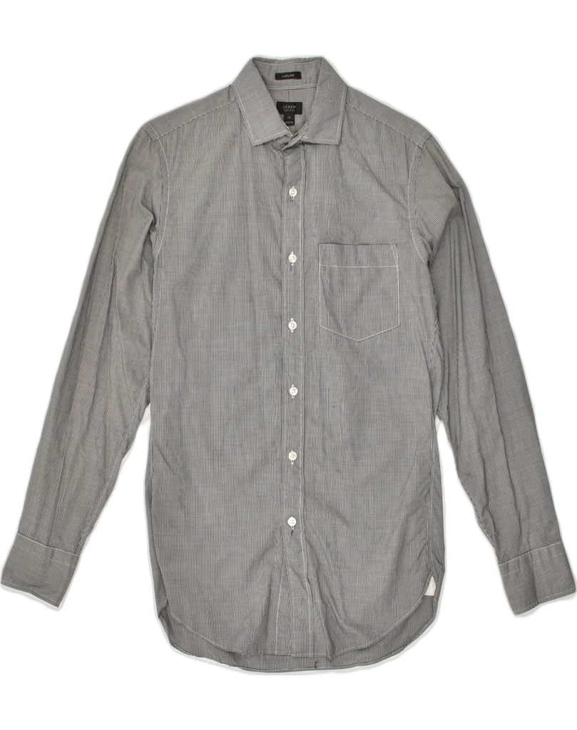 J. CREW Mens Ludlow Shirt XS Grey Check Cotton | Vintage J. Crew | Thrift | Second-Hand J. Crew | Used Clothing | Messina Hembry 