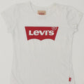 LEVI'S Boys Graphic T-Shirt Top 7-8 Years White Cotton Vintage Levi's and Second-Hand Levi's from Messina Hembry 