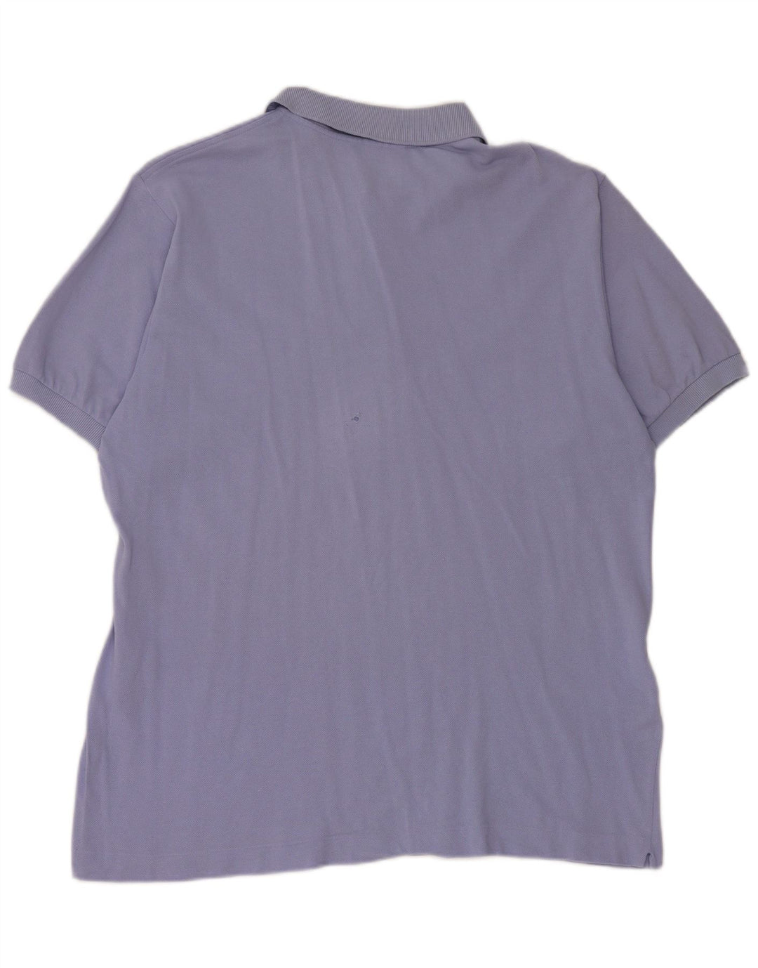 Lacoste Mens Polo Shirt Size 6 XL Blue Cotton