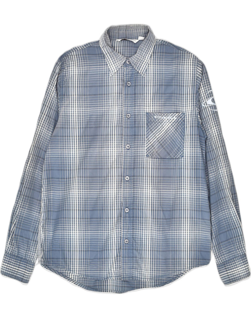 O'NEILL Mens Shirt Medium Grey Check Cotton | Vintage O'Neill | Thrift | Second-Hand O'Neill | Used Clothing | Messina Hembry 