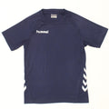 HUMMEL Boys Graphic T-Shirt Top 11-12 Years Navy Blue Polyester Vintage Hummel and Second-Hand Hummel from Messina Hembry 