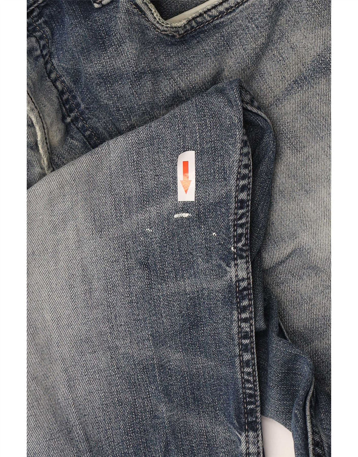 Diesel Mens Larkee Straight Jeans W32 L30 Blue Cotton
