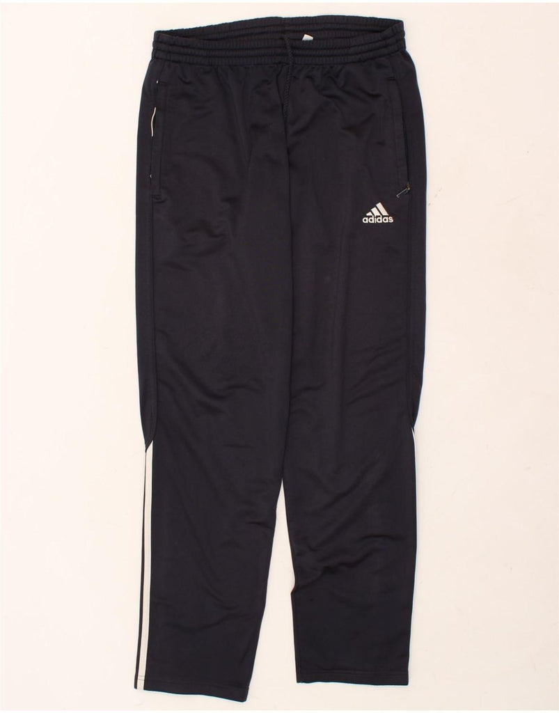 ADIDAS Mens Tracksuit Trousers UK 36/38 Small Navy Blue Polyester | Vintage Adidas | Thrift | Second-Hand Adidas | Used Clothing | Messina Hembry 