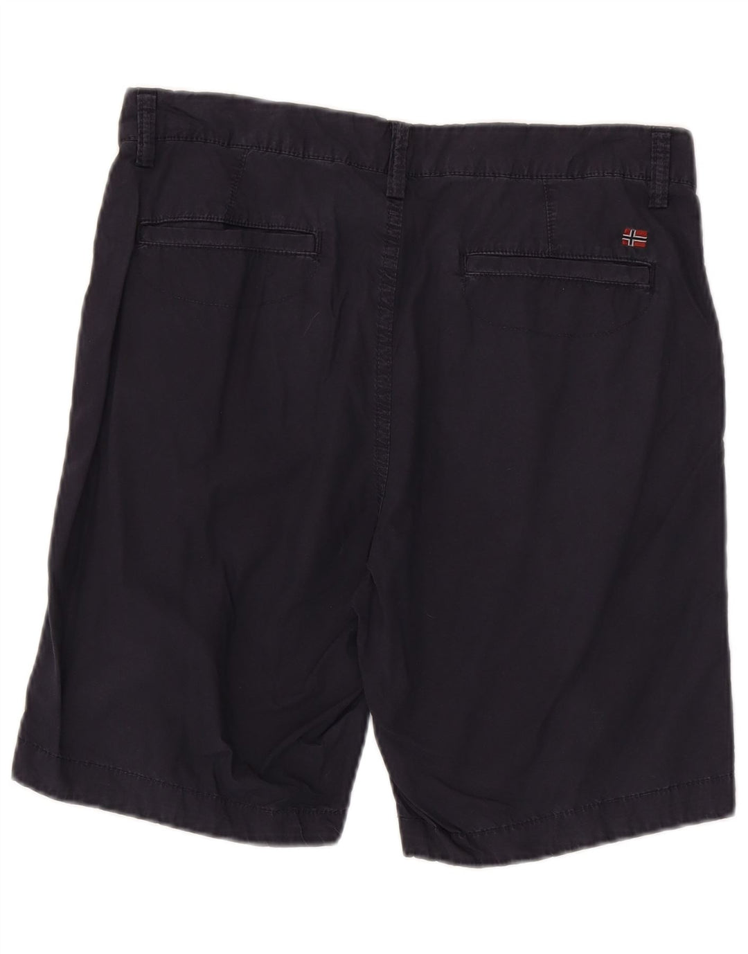 Napapijri Mens Chino Shorts W31 Medium Navy Blue Cotton
