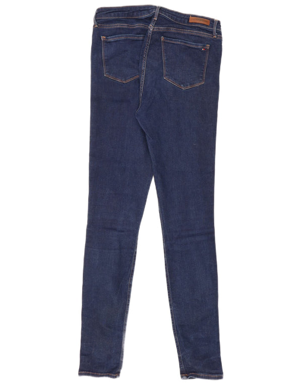Tommy Hilfiger Womens Como Skinny Jeans W31 L32 Navy Blue Cotton