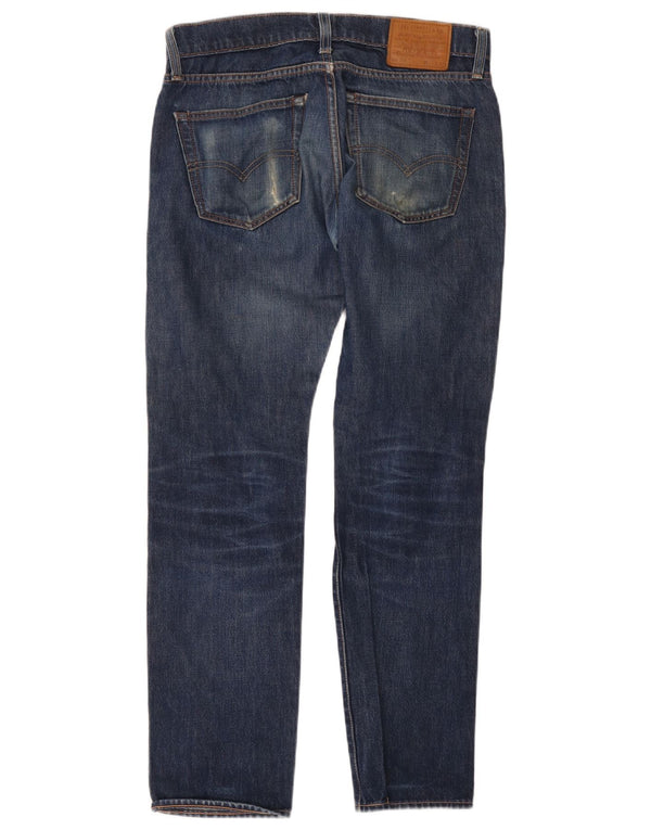 Levi's Mens 511 Slim Jeans W31 L32 Navy Blue Cotton