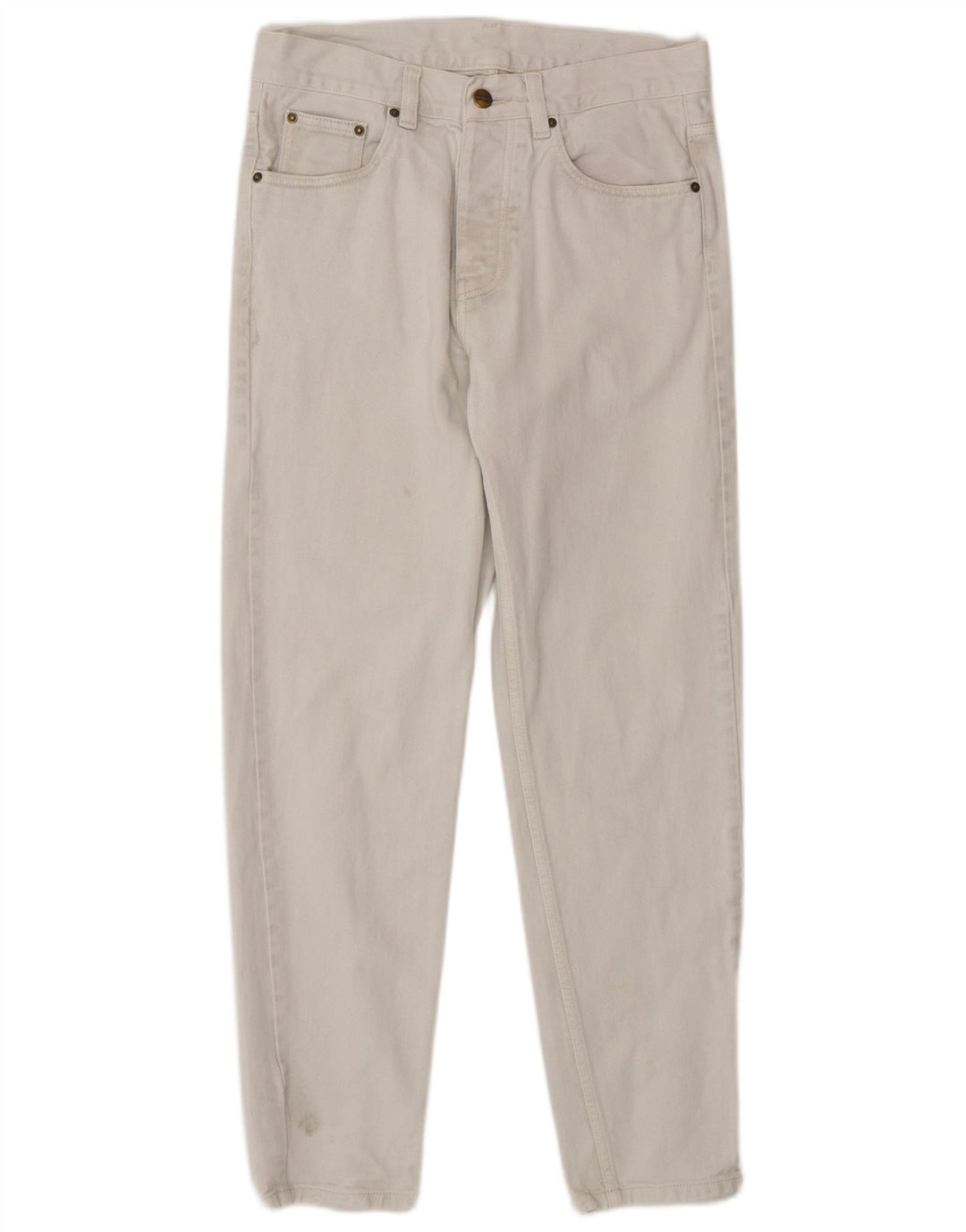 Carhartt Mens Slim Jeans W28 L28 White Cotton