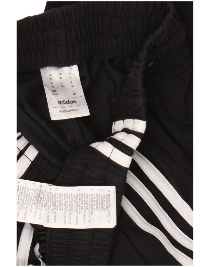 Adidas Mens Tracksuit Trousers XL Black Cotton