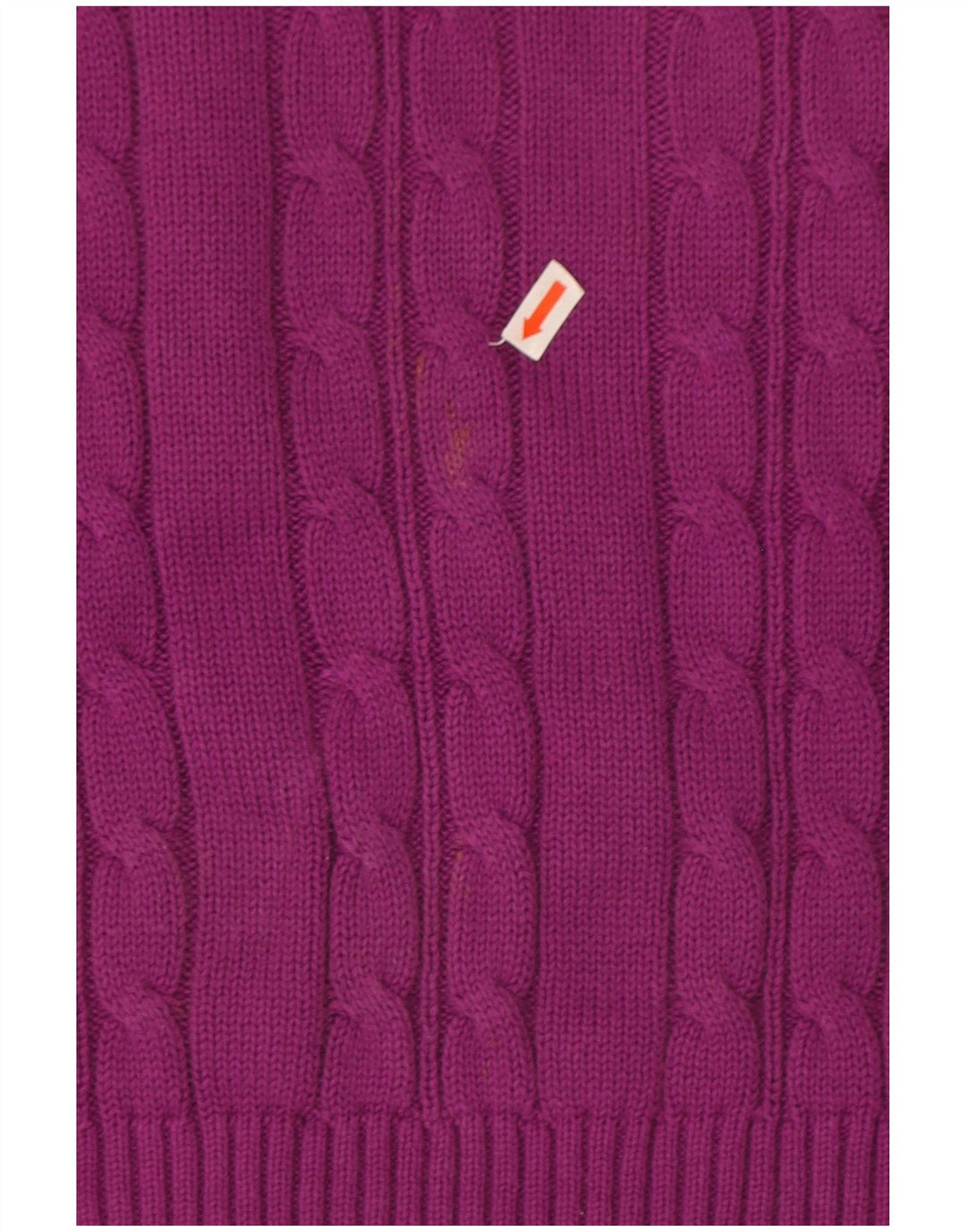 Marks & Spencer Mens Crew Neck Jumper Sweater Large Purple Cotton
