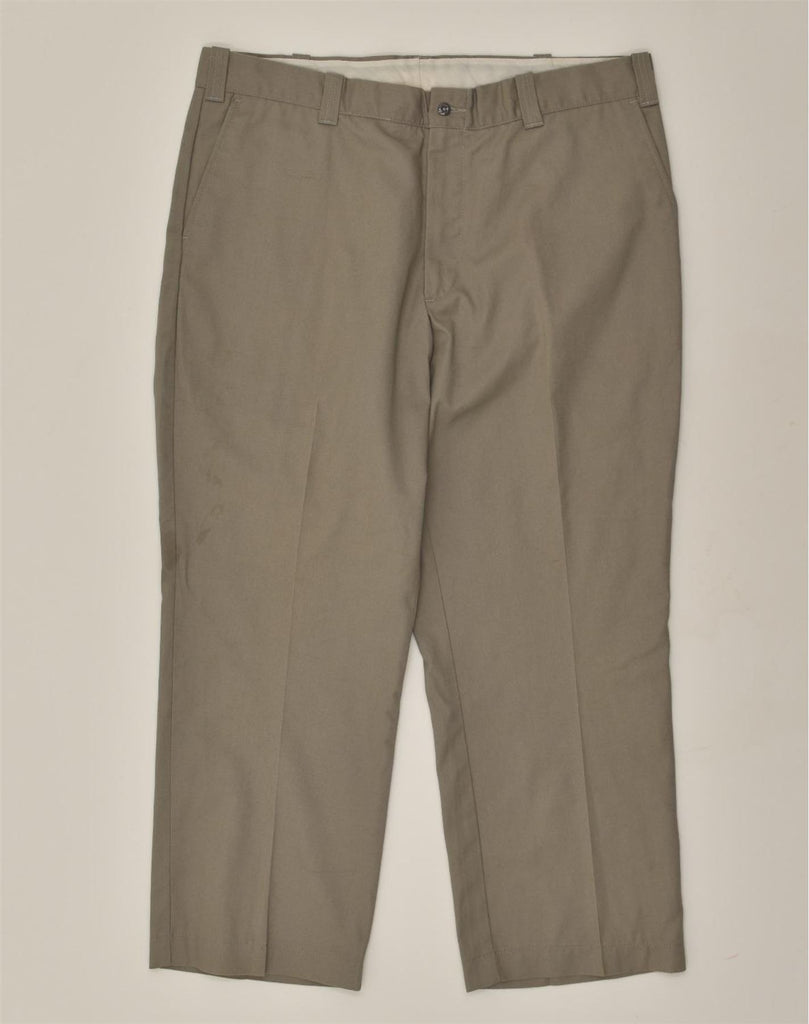 VINTAGE Mens Straight Chino Trousers W40 L29 Grey Cotton | Vintage Vintage | Thrift | Second-Hand Vintage | Used Clothing | Messina Hembry 