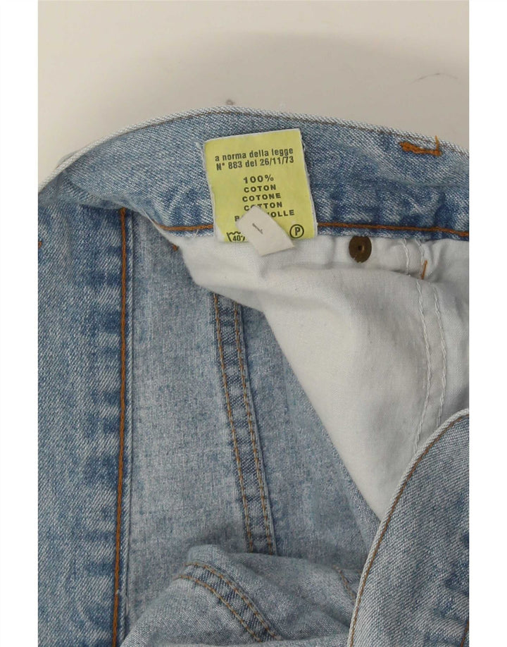 Casucci Mens Straight Jeans W36 L34 Blue Cotton