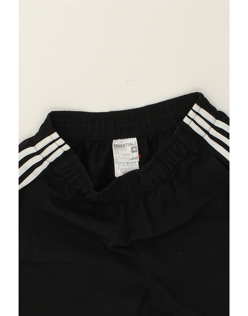 ADIDAS Mens Climalite Graphic Sport Shorts Small Black Polyester | Vintage Adidas | Thrift | Second-Hand Adidas | Used Clothing | Messina Hembry 