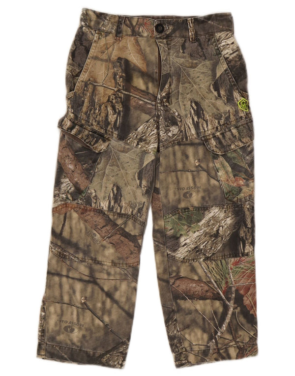 Game Winner Boys Cargo Trousers 4-5 Years Small W22 L17 Khaki Camouflage