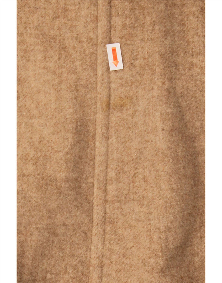 Zara Womens Loose Fit Overcoat UK 6 XS Beige