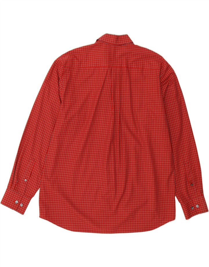EDDIE BAUER Mens Shirt Large Red Check Cotton Vintage Eddie Bauer and Second-Hand Eddie Bauer from Messina Hembry 