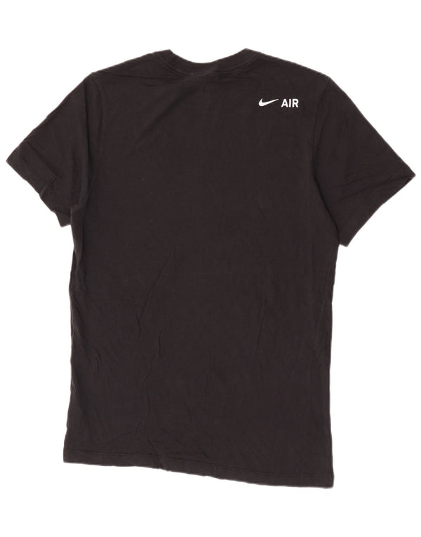 Nike Mens Graphic T-Shirt Top Small Black Cotton Sports