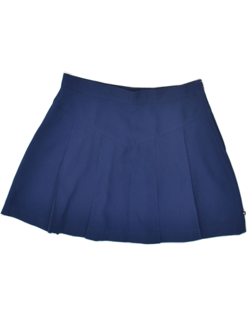 ADIDAS Womens Pleated Mini Skirt UK 16 Large W30 Blue Polyester Sports | Vintage Adidas | Thrift | Second-Hand Adidas | Used Clothing | Messina Hembry 