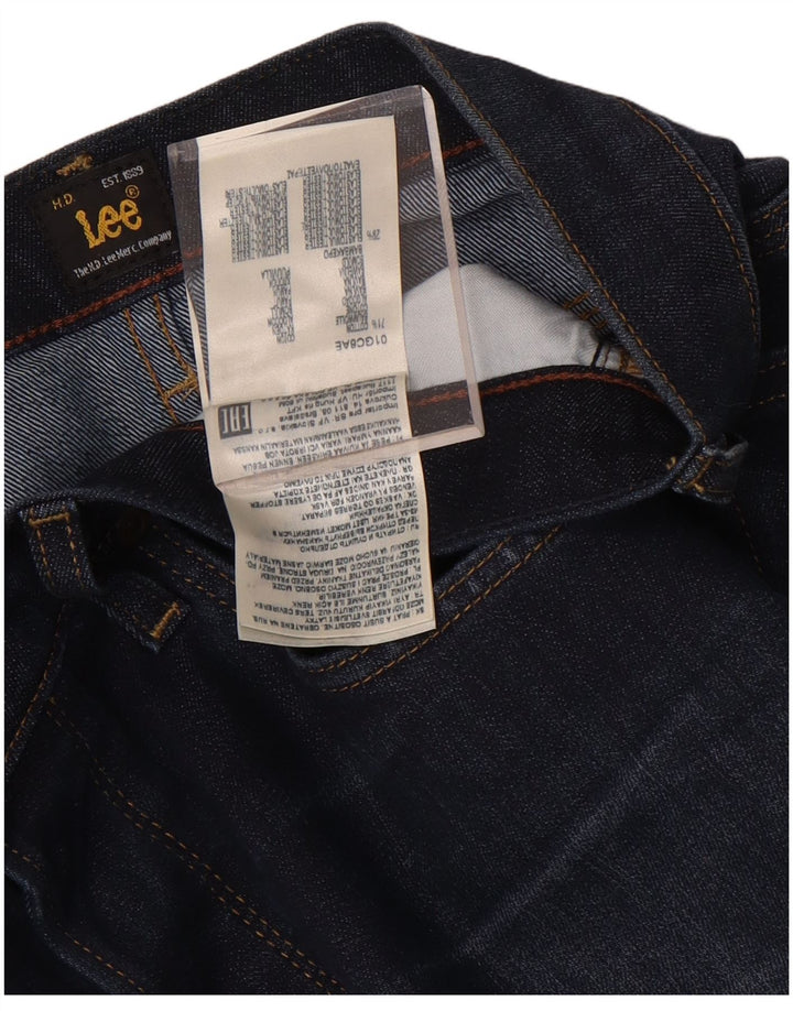 Lee Mens Daren Slim Jeans W33 L36 Navy Blue Cotton