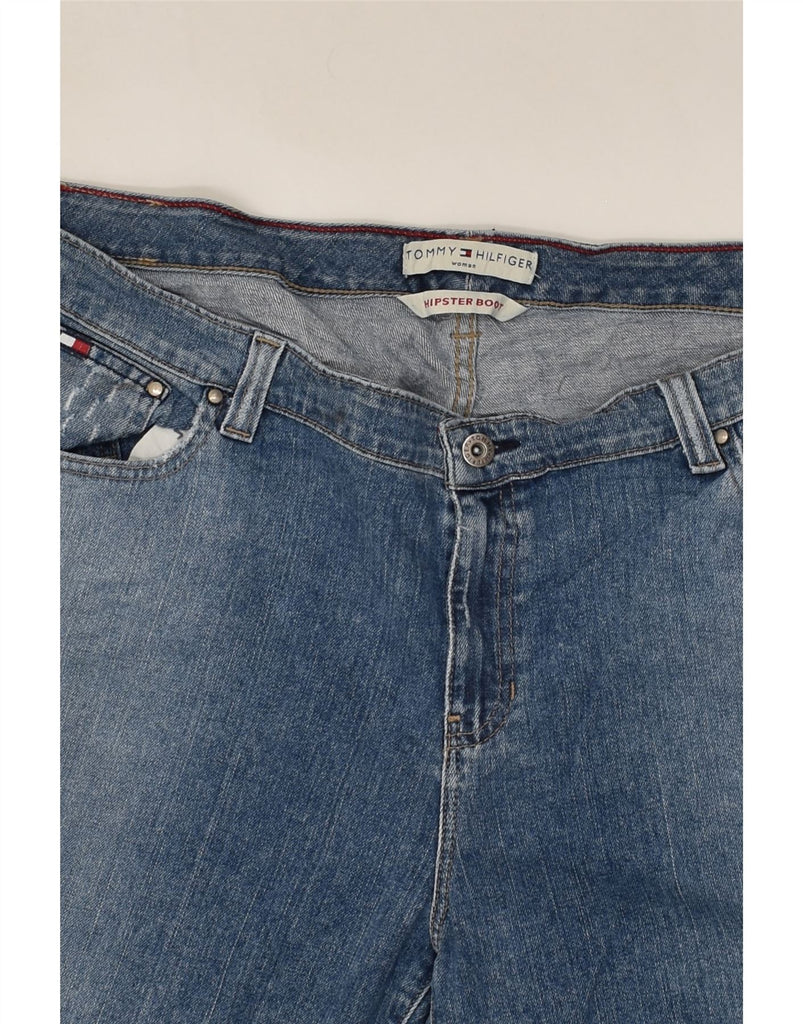 TOMMY HILFIGER Womens Hipster Bootcut Jeans W40 L32 Blue | Vintage Tommy Hilfiger | Thrift | Second-Hand Tommy Hilfiger | Used Clothing | Messina Hembry 