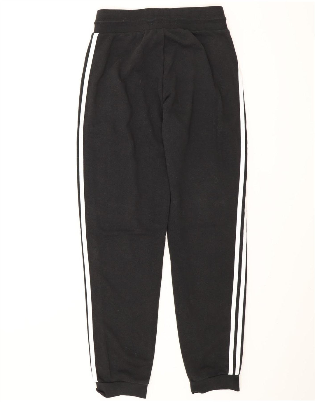 ADIDAS Womens Tracksuit Trousers Joggers UK 10 Small  Black Cotton