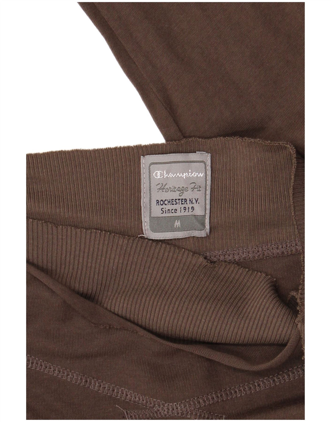 CHAMPION Womens Heritage Fit Top Long Sleeve UK 12 Medium Brown