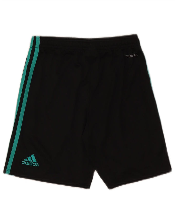 ADIDAS Boys Real Madrid Sport Shorts 9-10 Years  Black Polyester