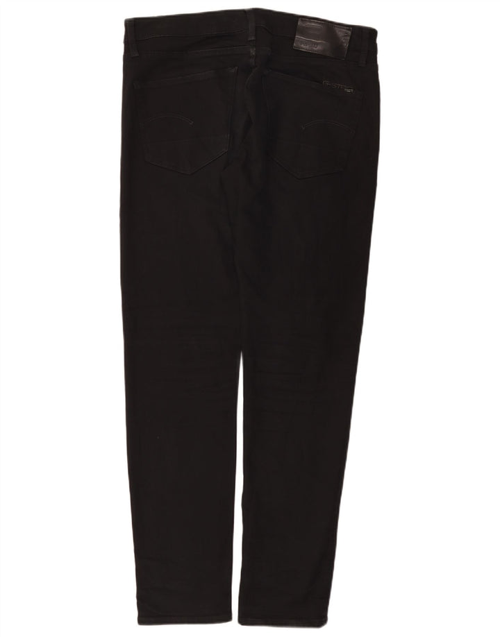 G-Star Mens Slim Jeans W32 L32 Black Cotton