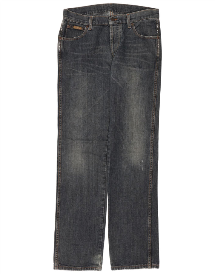 WRANGLER Mens Dakota Straight Jeans W31 L34 Navy Blue