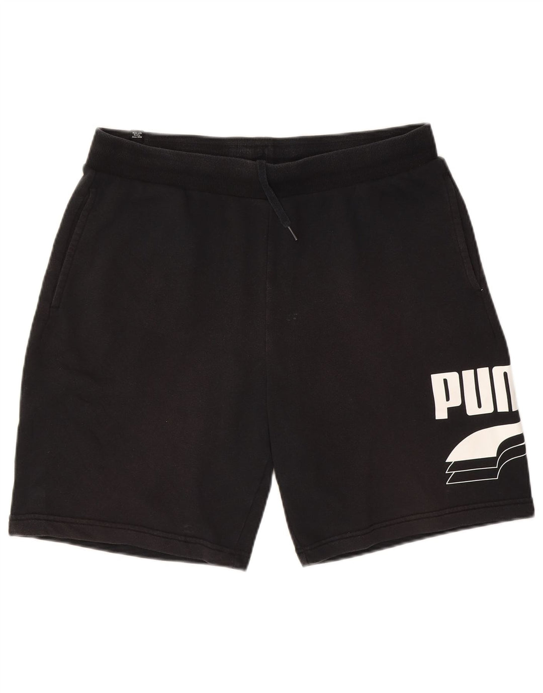 PUMA Mens Graphic Sport Shorts XL  Black Cotton