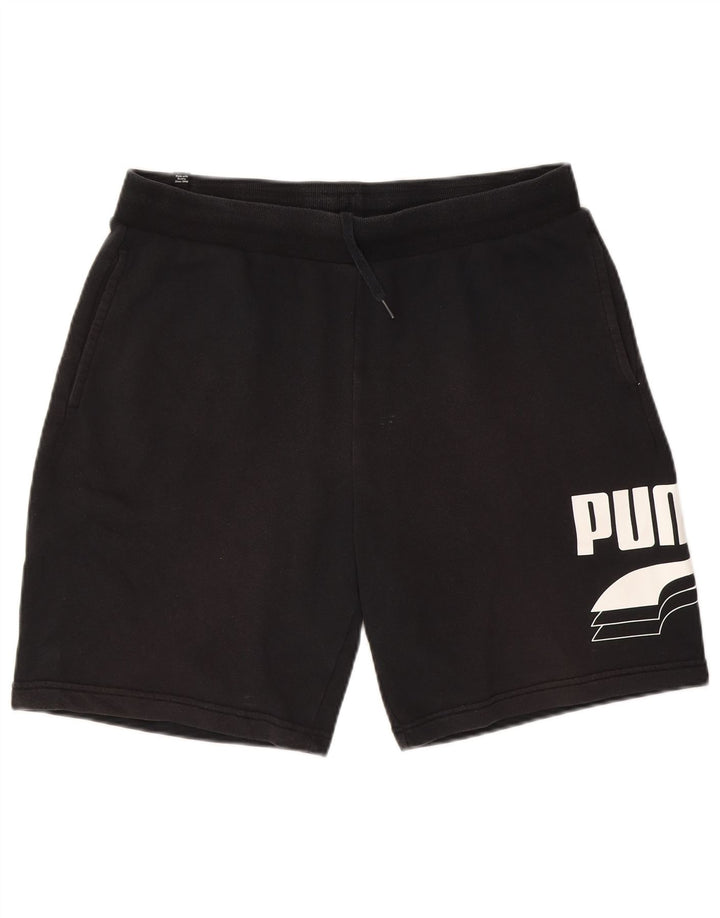 PUMA Mens Graphic Sport Shorts XL  Black Cotton