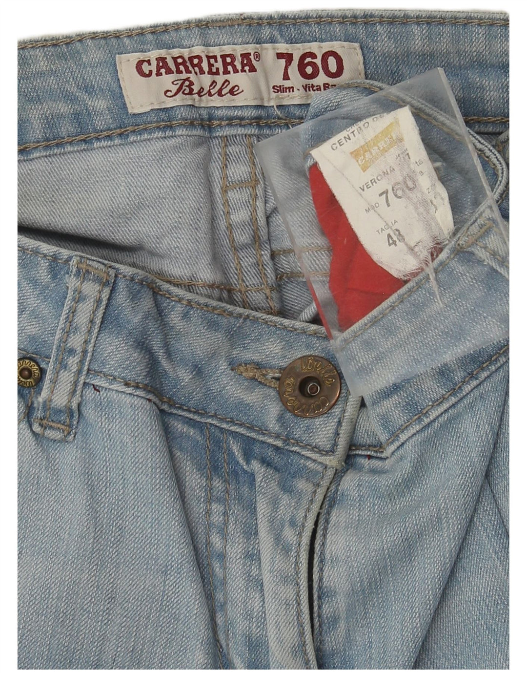 Carrera Womens Slim Jeans IT 48 XL W32 L29 Blue