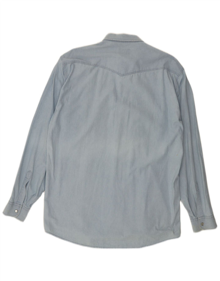 LEVI'S Mens Denim Shirt Large Blue Cotton