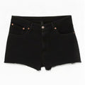 Levi's Womens 581 Distressed Denim Shorts Large W32 Black Cotton