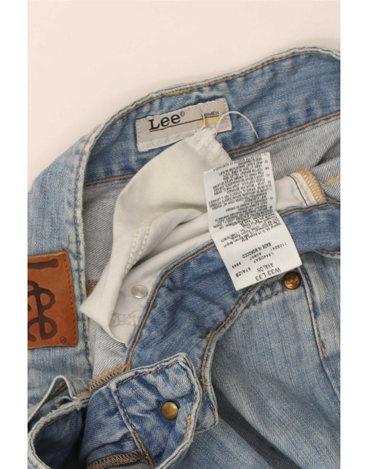 Lee Mens Avalon Straight Jeans W33 L33 Blue Cotton