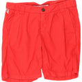 Franklin & Marshall Womens Pegged Casual Shorts W27 Small Red