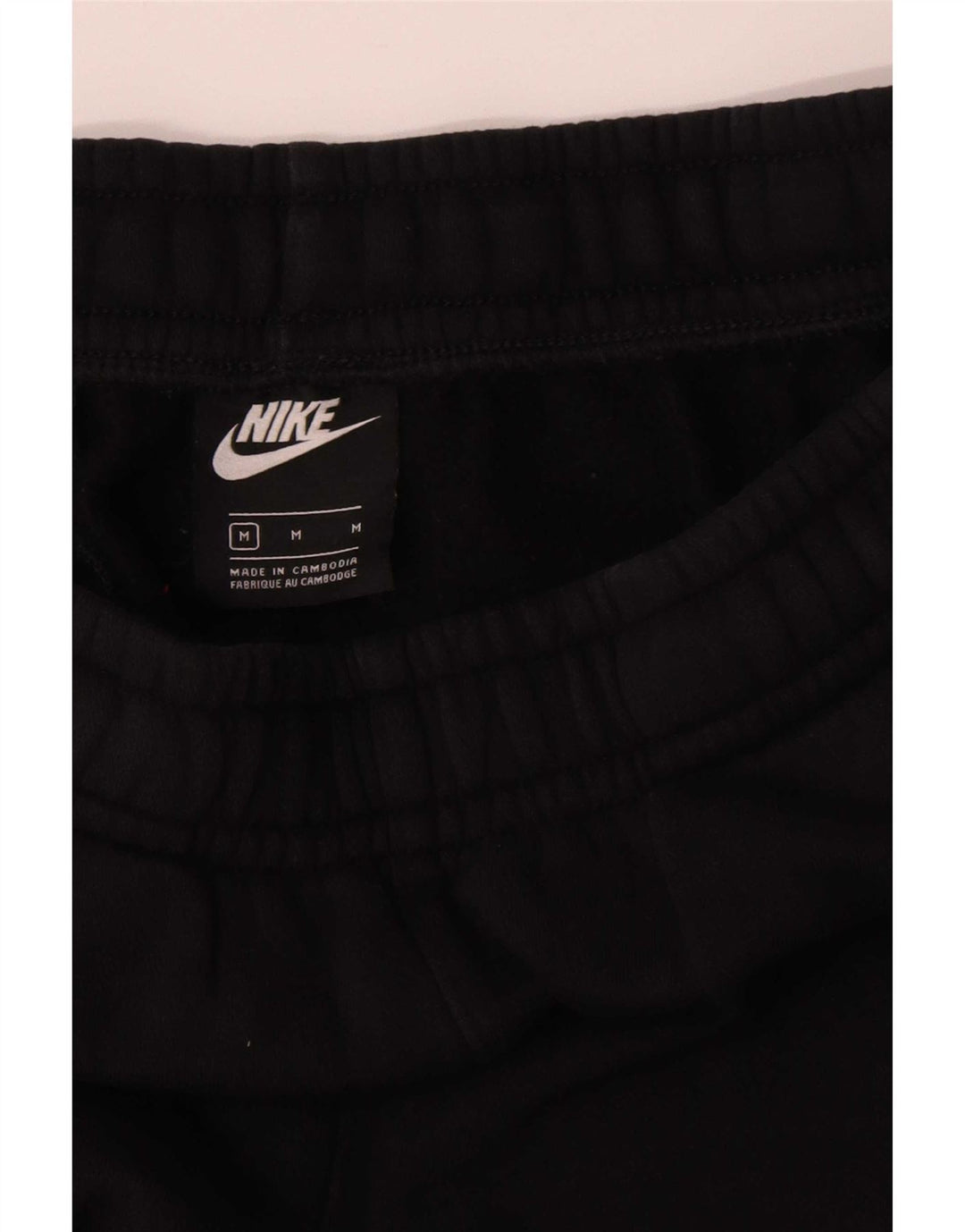 Nike Mens Tracksuit Trousers Joggers Medium Black Cotton