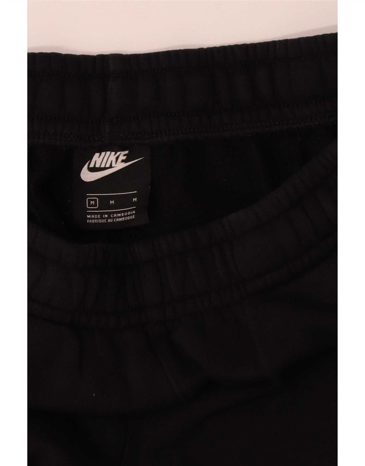 Nike Mens Tracksuit Trousers Joggers Medium Black Cotton