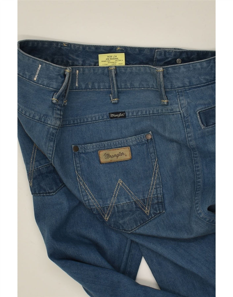 WRANGLER Womens Joni Straight Jeans W28 L30 Blue Cotton | Vintage Wrangler | Thrift | Second-Hand Wrangler | Used Clothing | Messina Hembry 