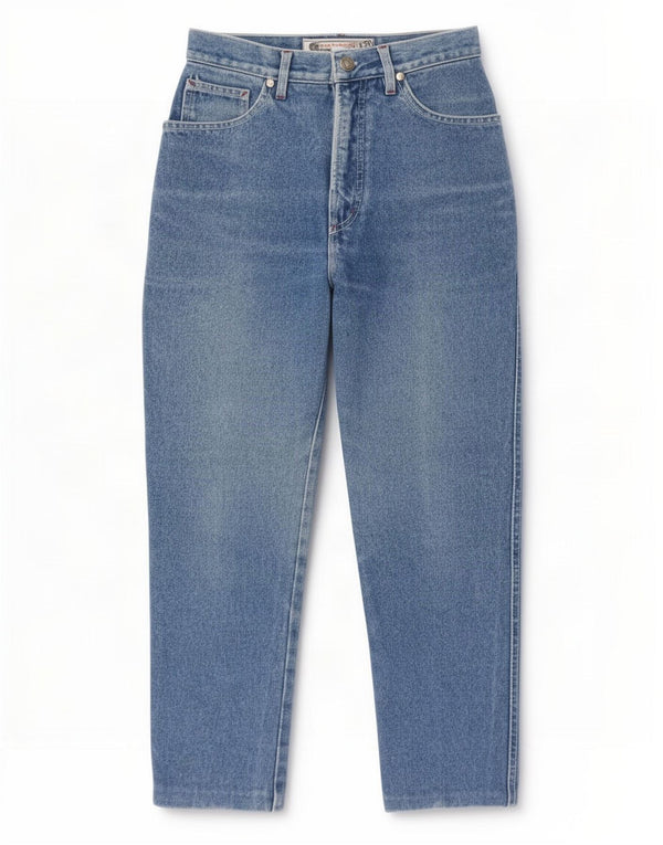 Krizia Womens Tapered Jeans W28 L25 Blue