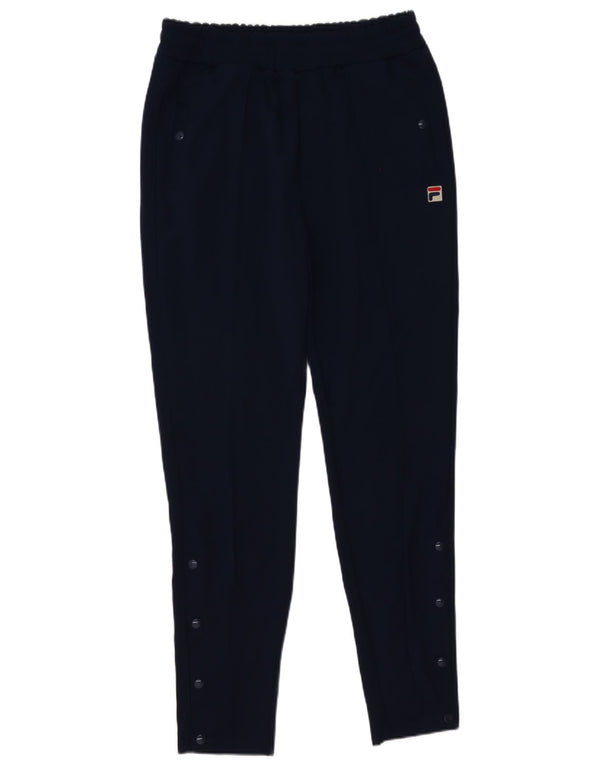 Fila Mens Tracksuit Trousers Medium  Navy Blue Polyester