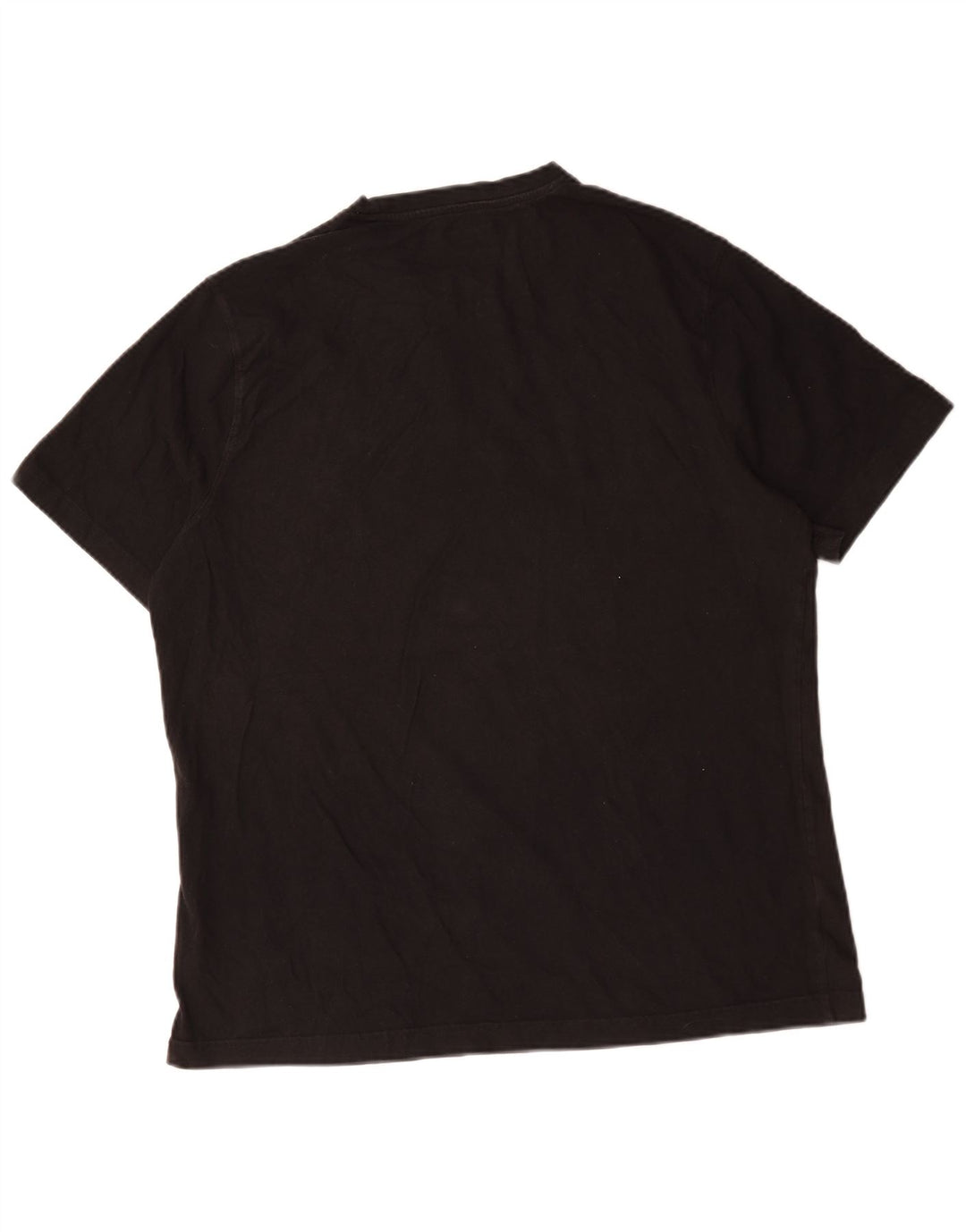 Champion Mens Graphic T-Shirt Top XL Black Cotton