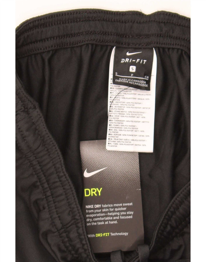 Nike Mens Dri Fit Tracksuit Trousers Small  Black Polyester