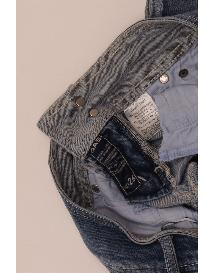 GUESS Womens Denim Shorts W26 Small Blue Cotton