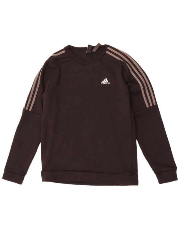 Adidas Mens Sweatshirt Jumper Small Black Cotton