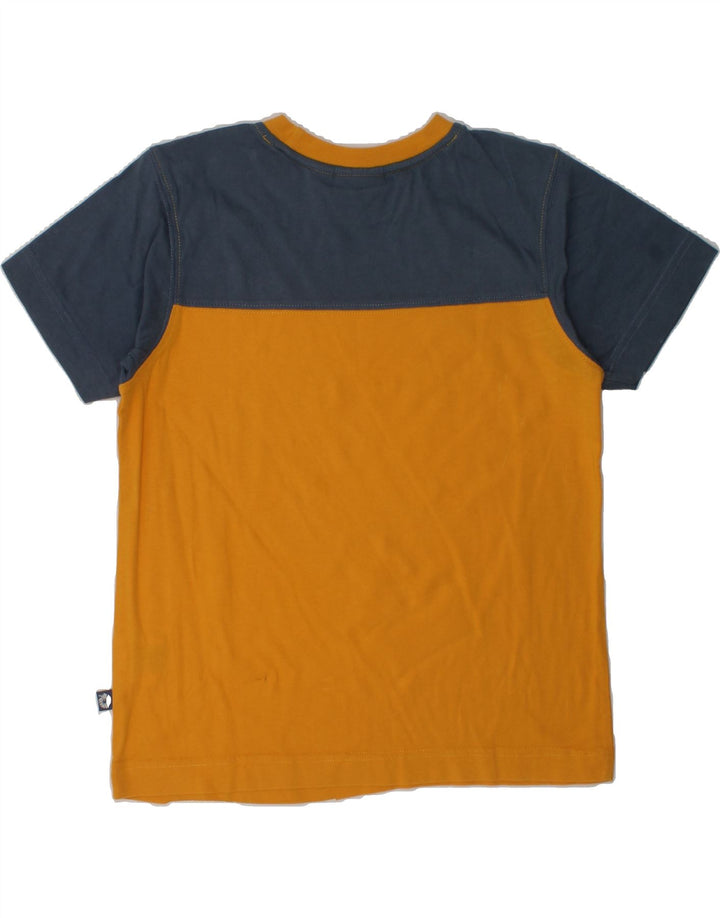 PUMA Boys Graphic T-Shirt Top 7-8 Years Yellow Colourblock Cotton | Vintage Puma | Thrift | Second-Hand Puma | Used Clothing | Messina Hembry 