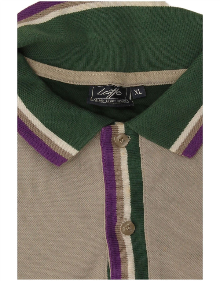 Lotto Mens Polo Shirt XL Grey