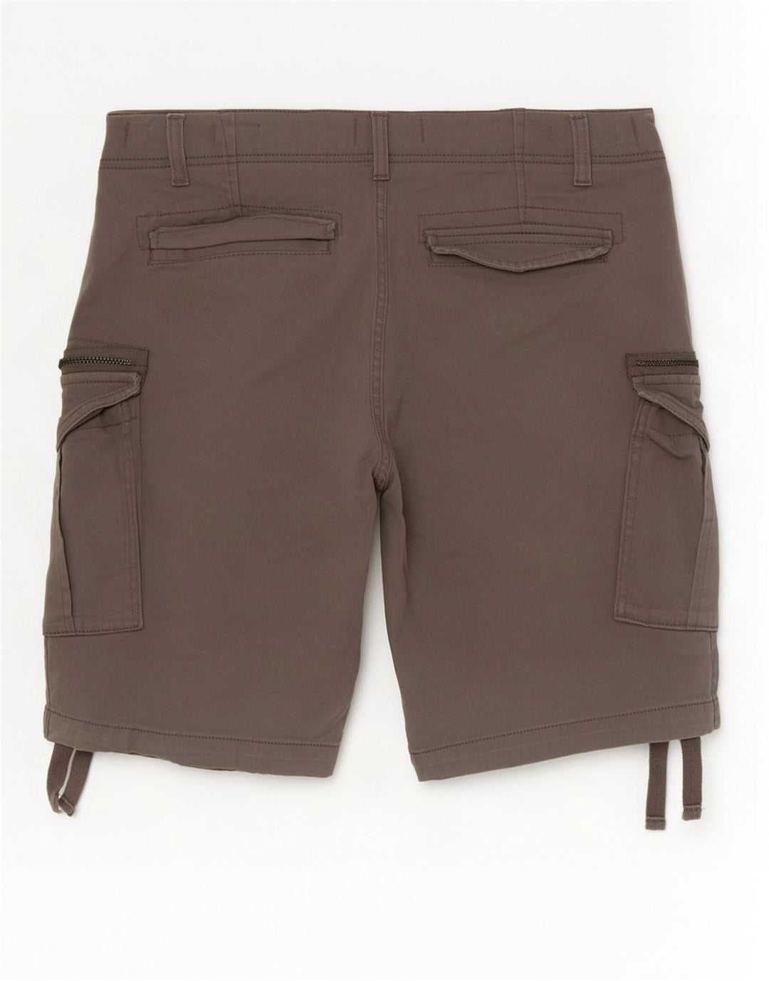 Jack & Jones Mens Comfort Fit Cargo Shorts Small W29 Grey Cotton