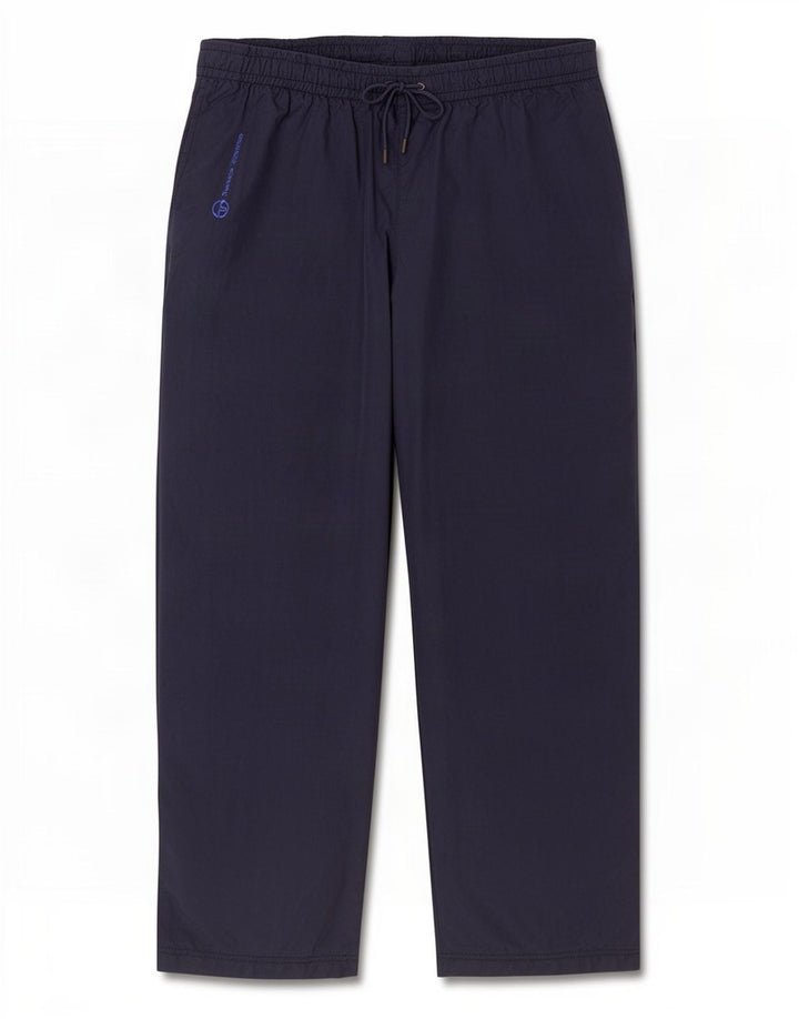 Sergio Tacchini Mens Tracksuit Trousers Large Navy Blue Polyamide
