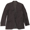 Valentino Mens 1 Button Blazer Jacket IT 48 Medium Grey Virgin Wool